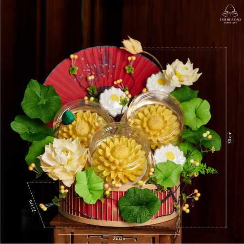 SET CÚC LIÊN KIM THÁP